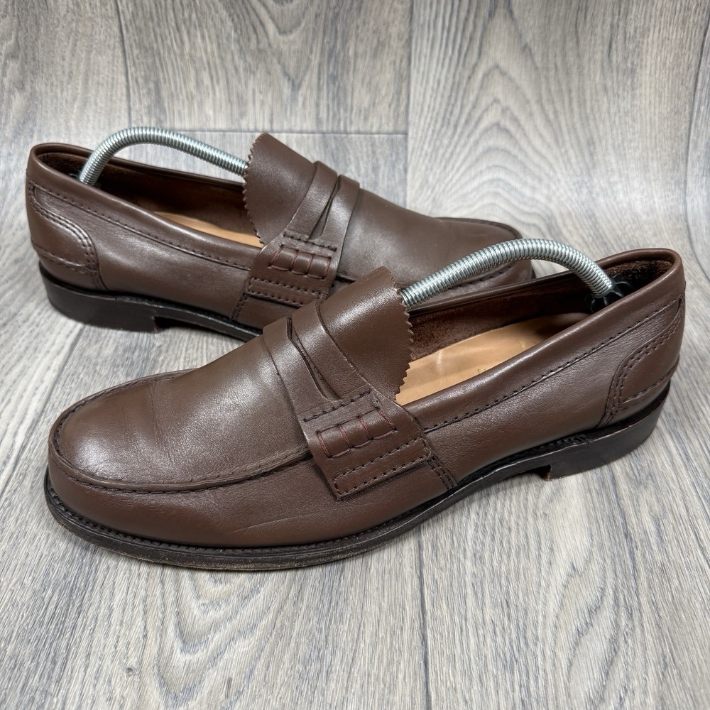 Church's Pembrey Brown Leather Penny Bit Loafers Shoes Mens US 10